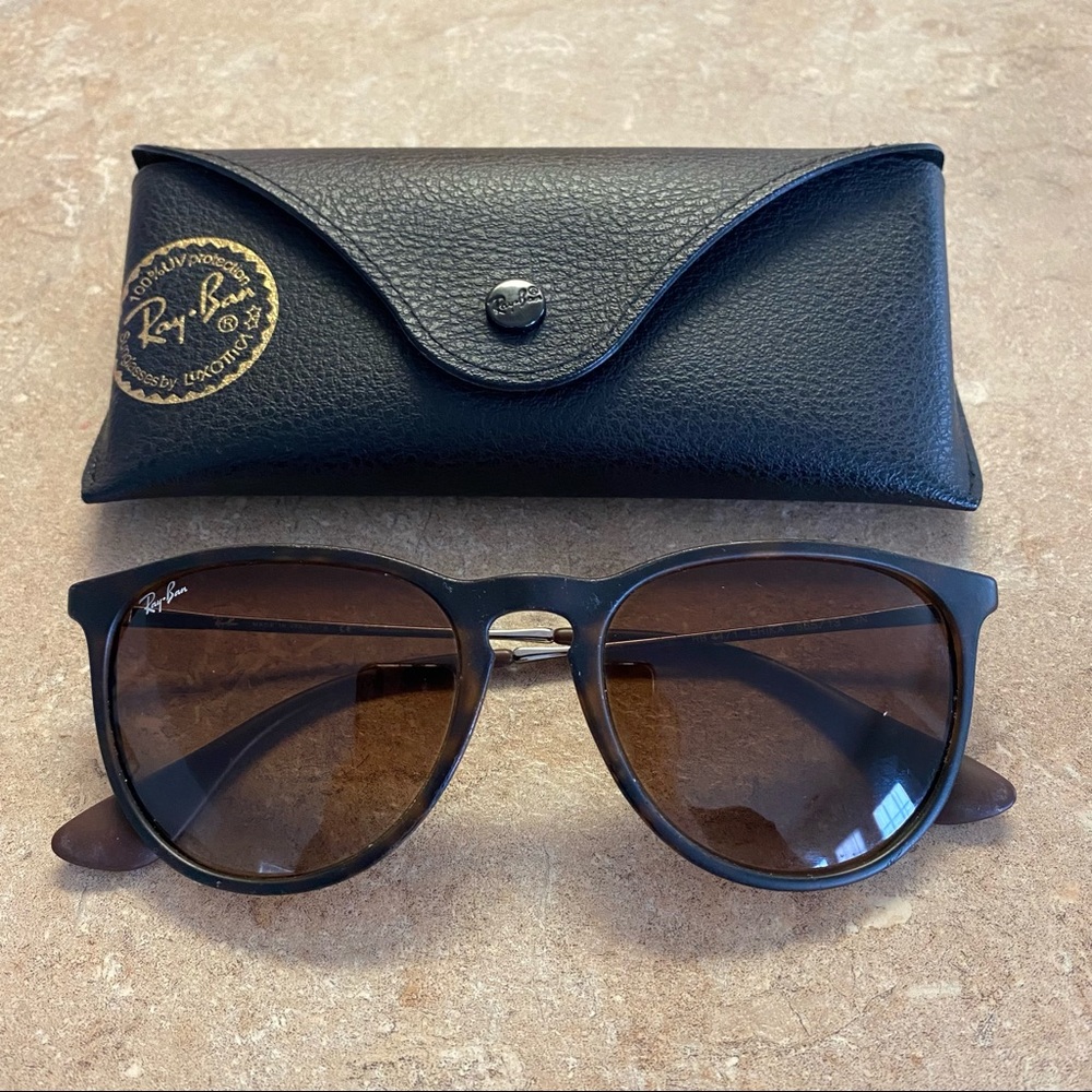 RayBan Erika Classic Tortoise Polarized Sunglasses